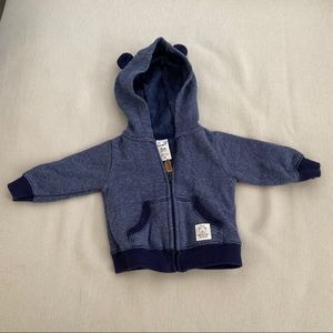 Carters baby zip up hoodie